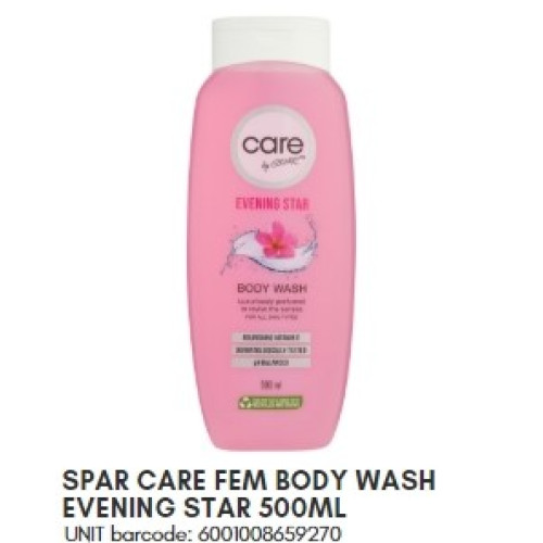 SPAR CARE F B/WASH EVENIN STAR 500ML(RF)